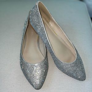 David’s Bridal Crystal Diamond Ballet Madelyn Wedding Flats